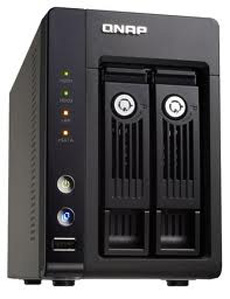 Сетевой RAID-накопитель с двумя отсеками для жестких дисков. Intel D425 1,8 ГГц QNAP TS-239 Pro II+ фото, купить, цена, магазин